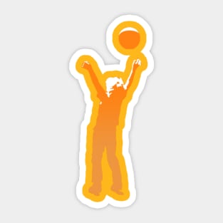 Child orange Sticker